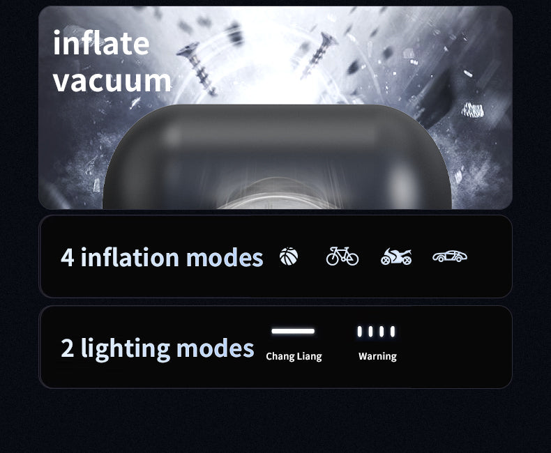 KORVA AirVac Pro 5-in-1 Cordless Car Vacuum + Tire Inflator