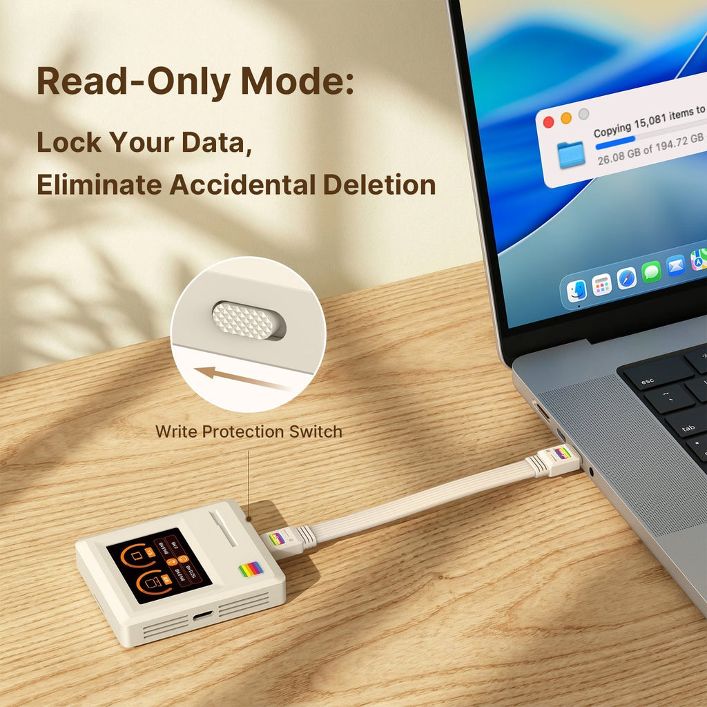 Retro Magnetic M.2 2230 10Gbps SSD NVMe Enclosure