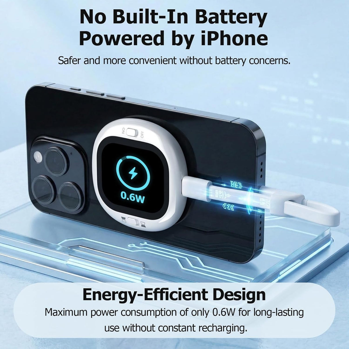 Mini Magnetic Vlog Selfie Monitor Screen iPhone with Remote