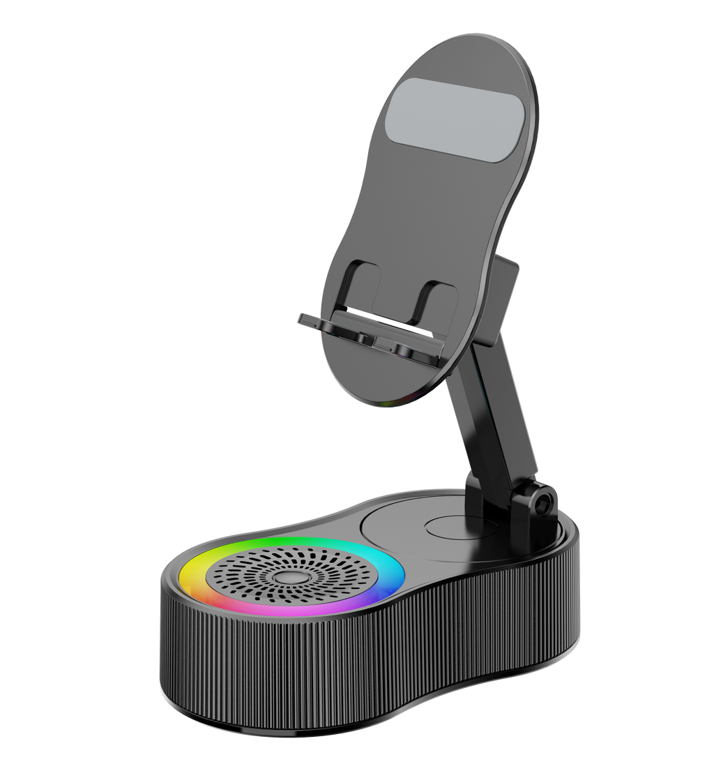 SonicDrop Dock – No-Pair Magic Speaker & Charging Stand
