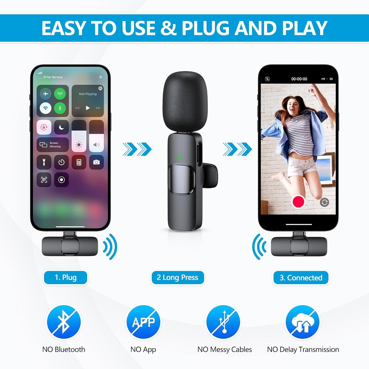 ClipMic Duo – Wireless Noise-Reducing Mic Set