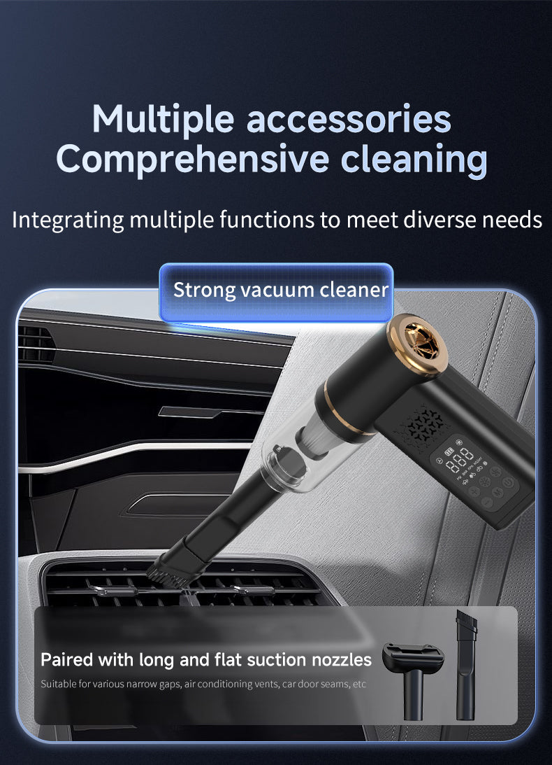 KORVA AirVac Pro 5-in-1 Cordless Car Vacuum + Tire Inflator