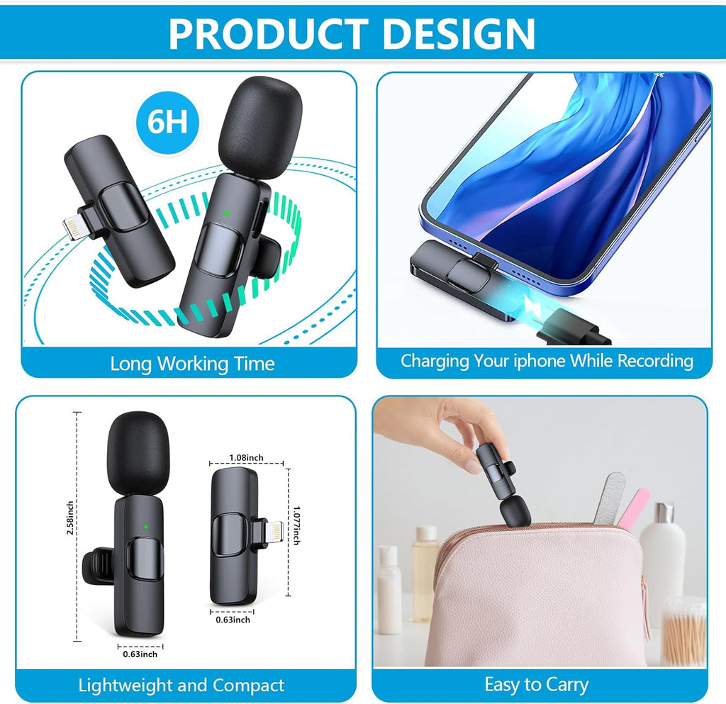 ClipMic Duo – Wireless Noise-Reducing Mic Set