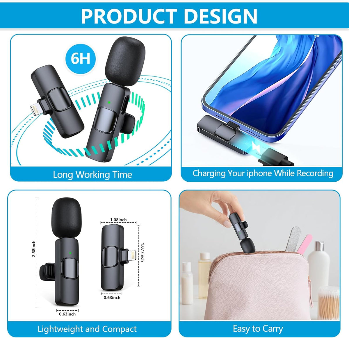 ClipMic Duo – Wireless Noise-Reducing Mic Set