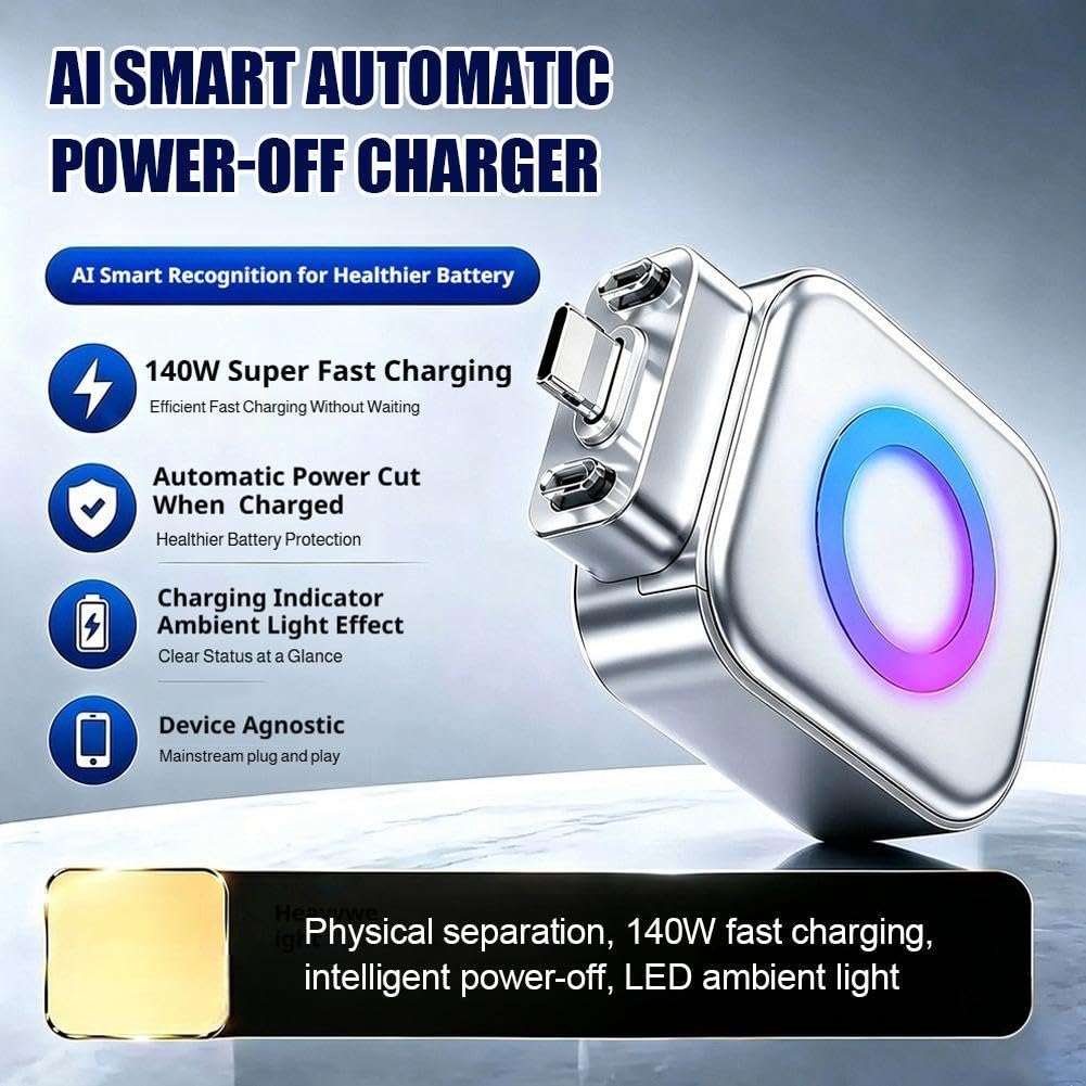 The World’s First 140W Physical Power-Cut Tool for 100% Battery Health & Home Safety