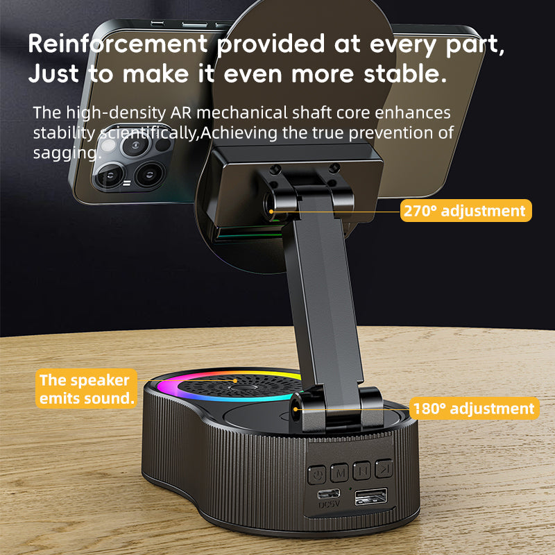 SonicDrop Dock – No-Pair Magic Speaker & Charging Stand
