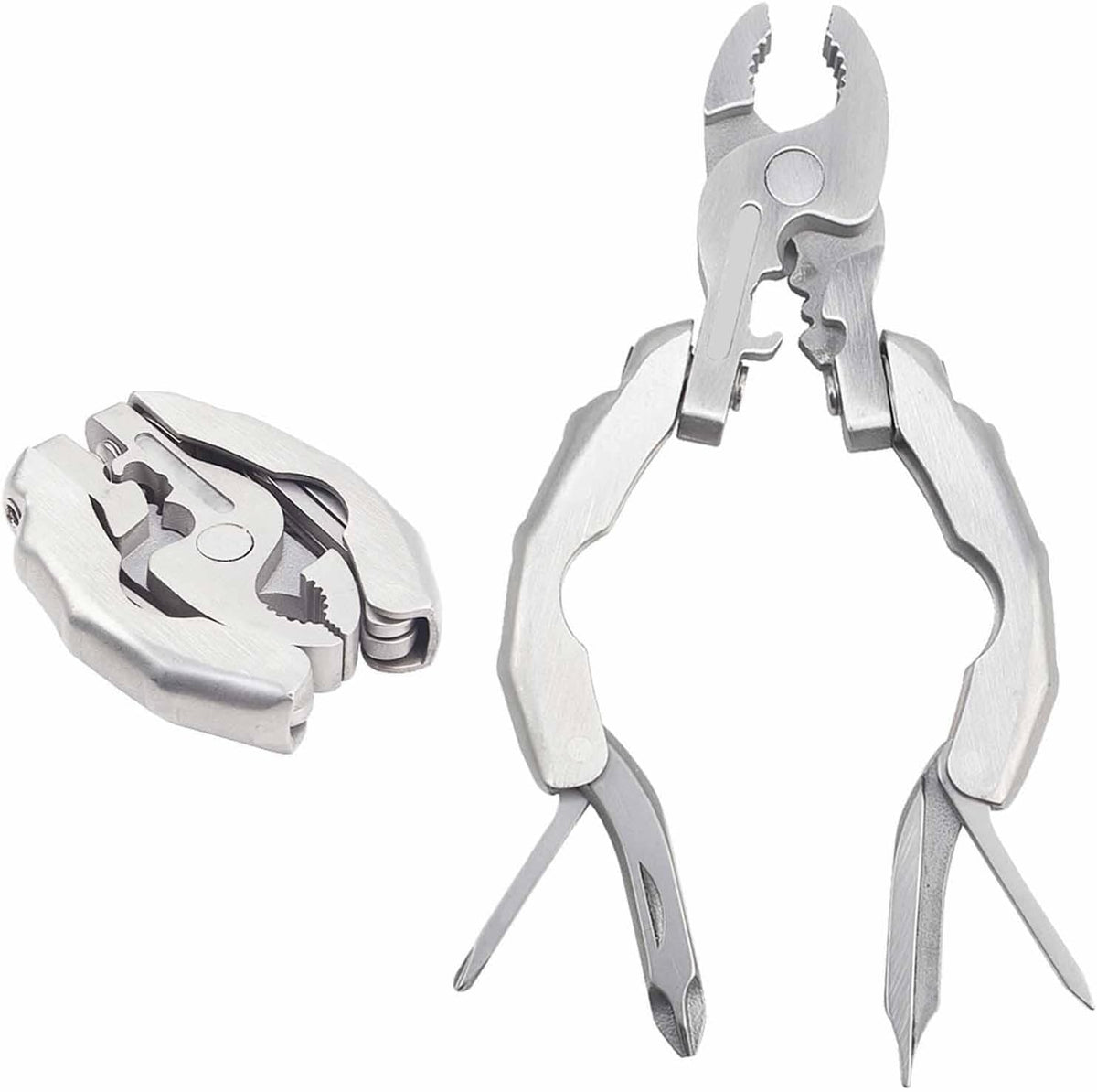 9-in-1 Keychain Multitool Pliers