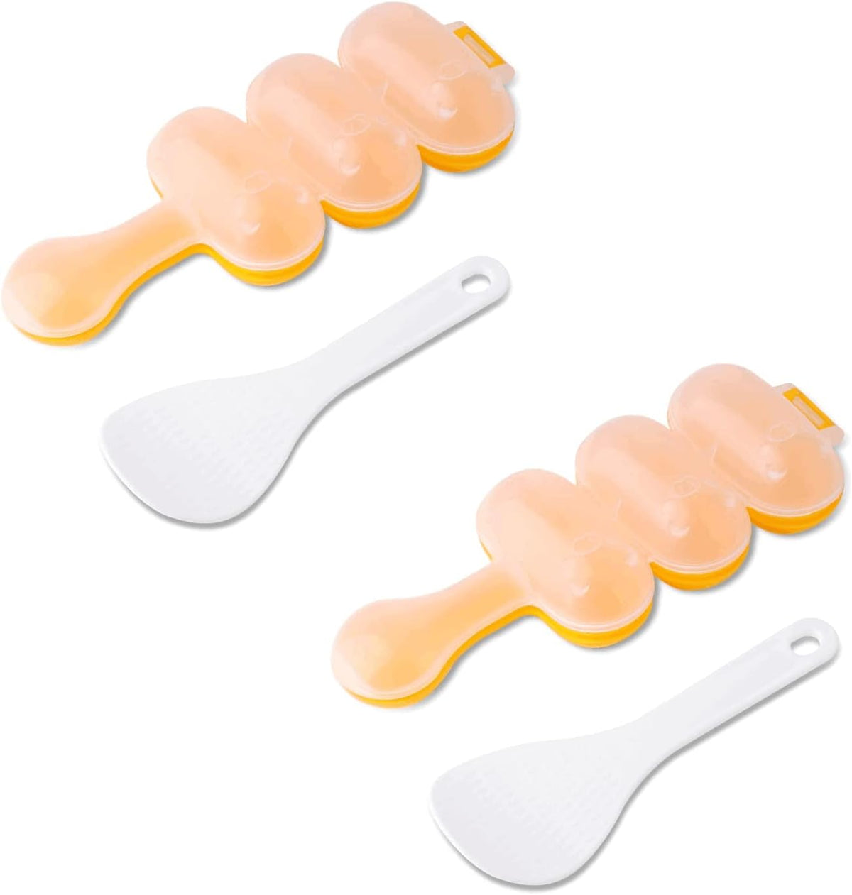 2 pcs Rice Ball Shaker Set – Easy DIY Rice Ball Maker