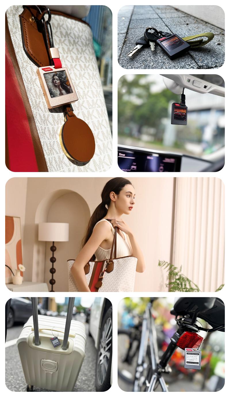 E-Ink Smart Tag — Customizable Photo Tracker for Apple Find My
