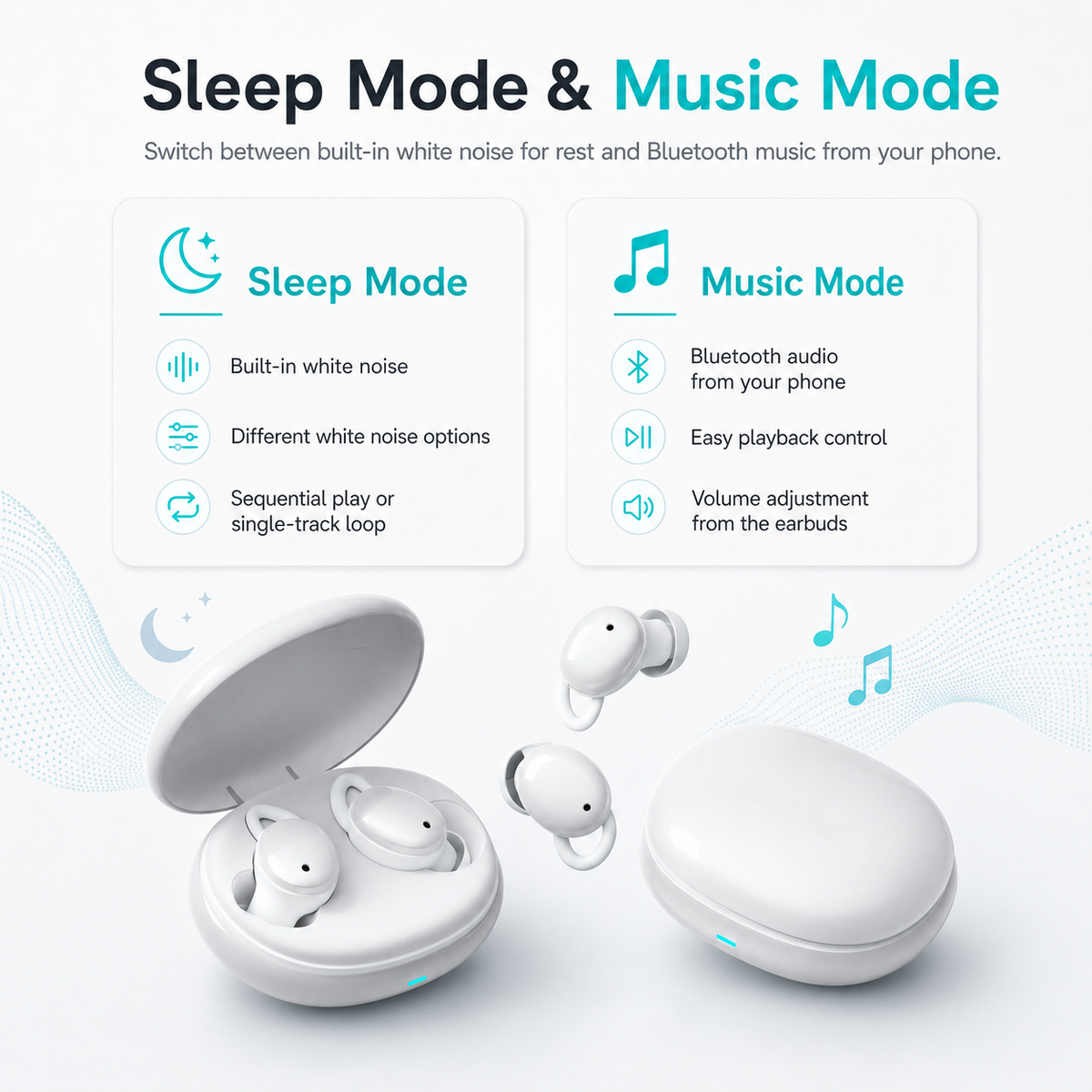 InvisibleFit Sleep ANC Earbuds