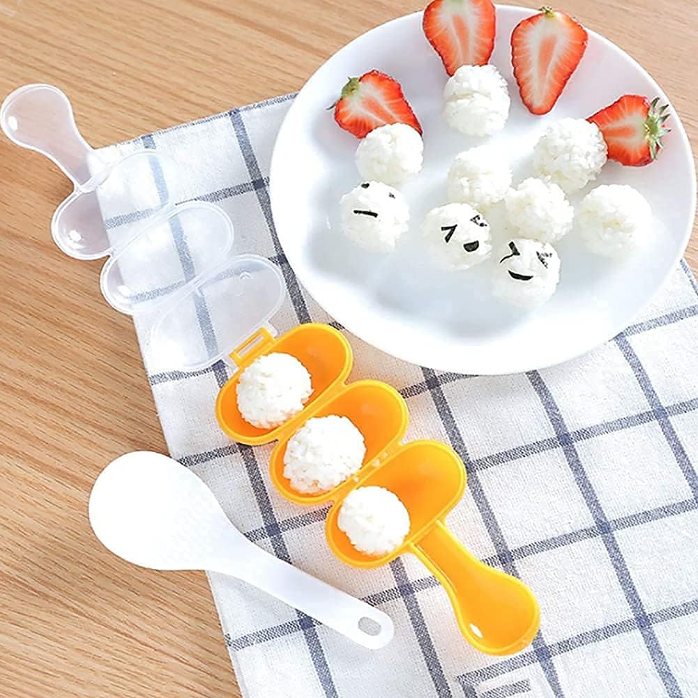 2 pcs Rice Ball Shaker Set – Easy DIY Rice Ball Maker