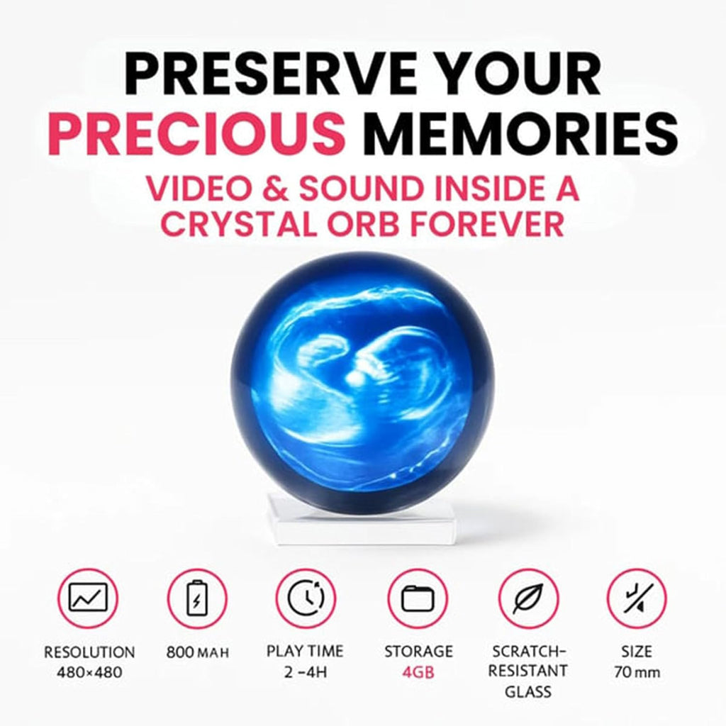 LumiOrb WiFi Crystal Ball – 3D Video & Photo Memory Sphere