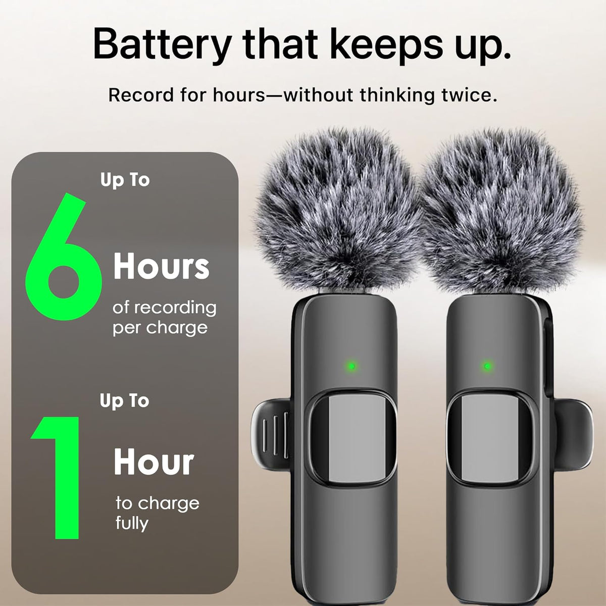 ClipMic Duo – Wireless Noise-Reducing Mic Set