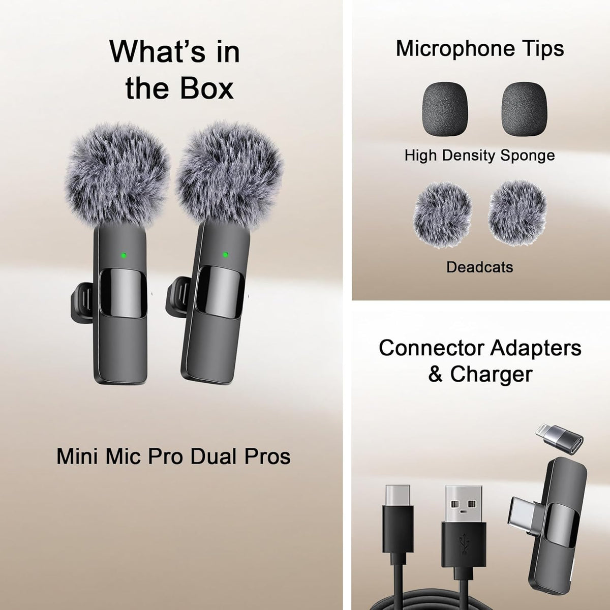 ClipMic Duo – Wireless Noise-Reducing Mic Set