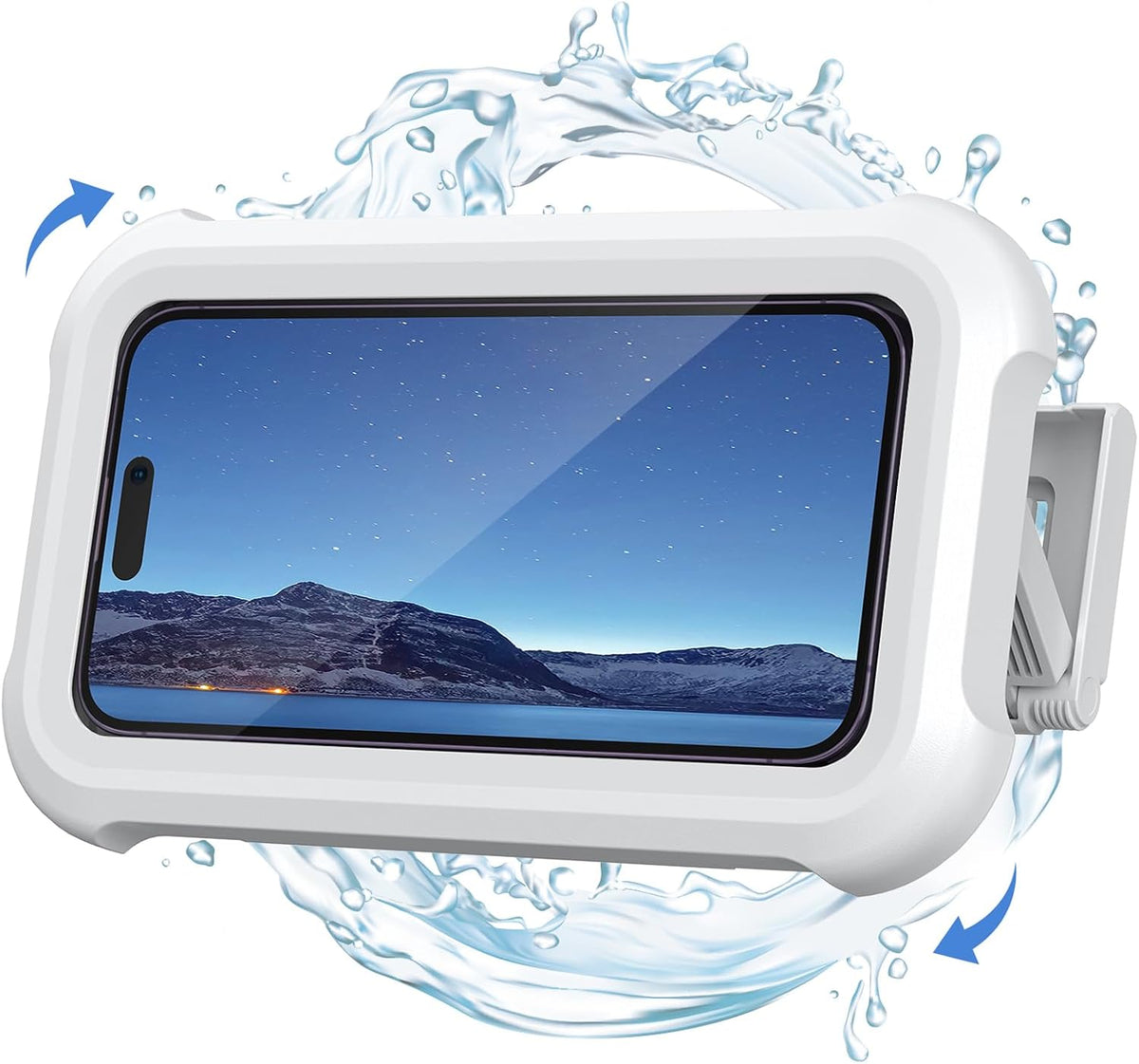 Waterproof 480° Shower Phone Holder – Wall & Bathtub Mount