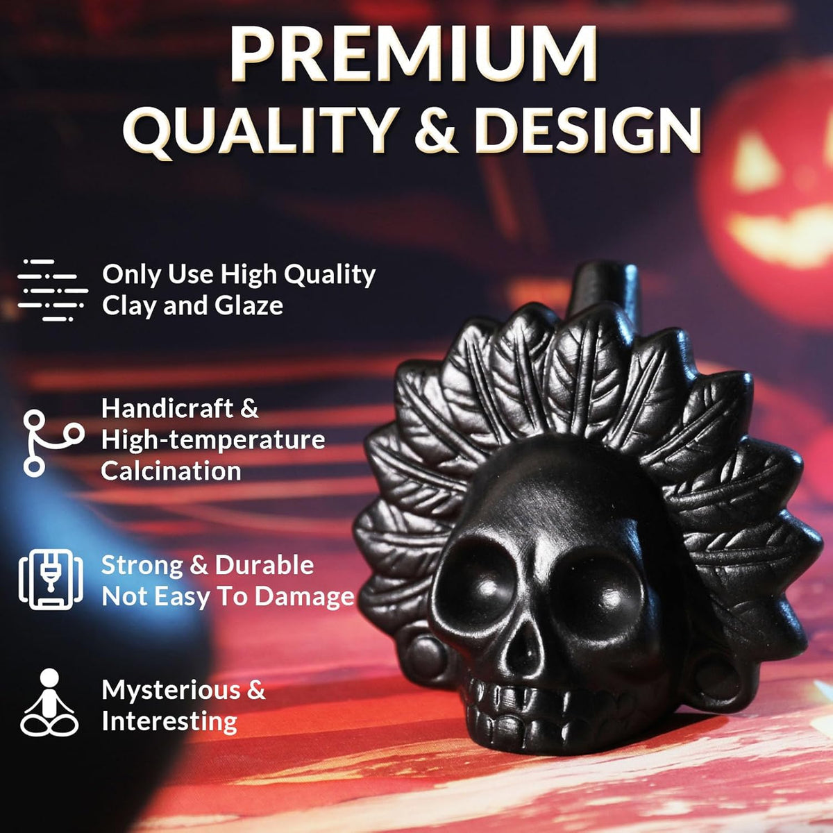 Aztec Death Whistle – Authentic Ceramic with Bone-Chilling Screams