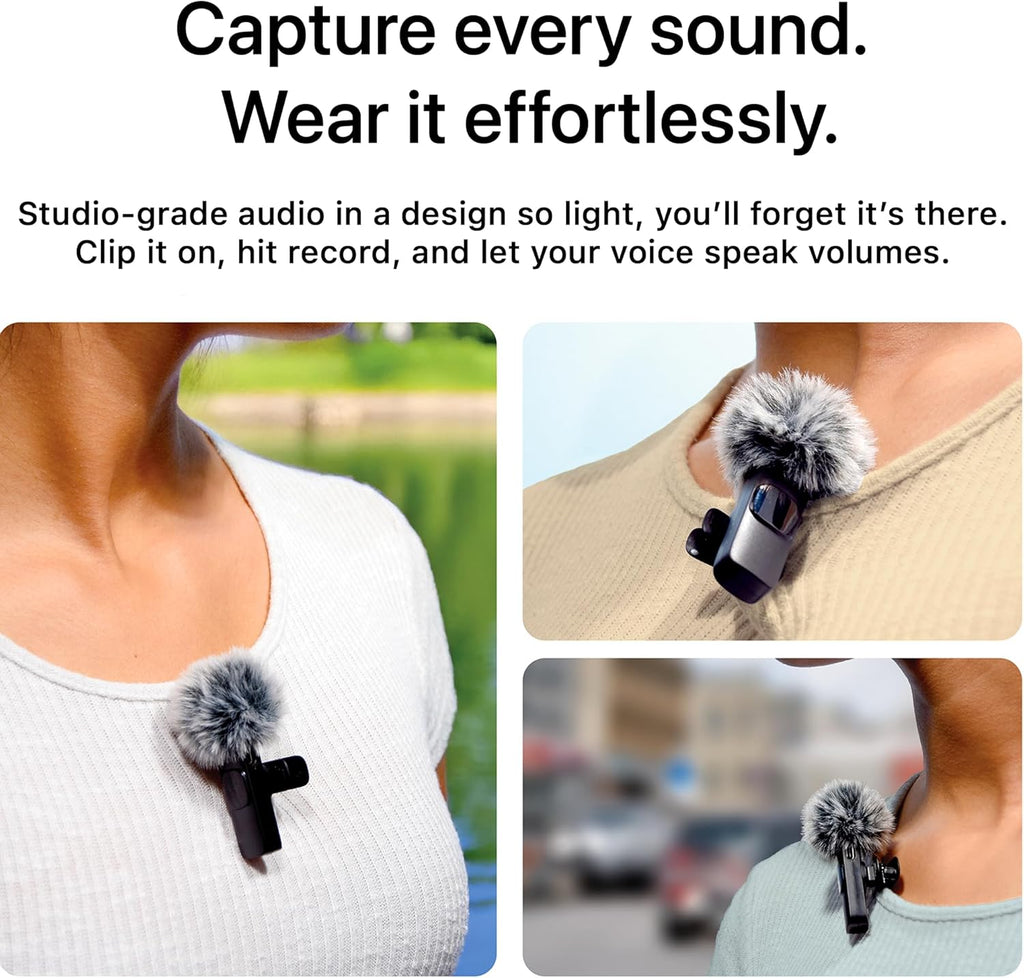 ClipMic Duo – Wireless Noise-Reducing Mic Set