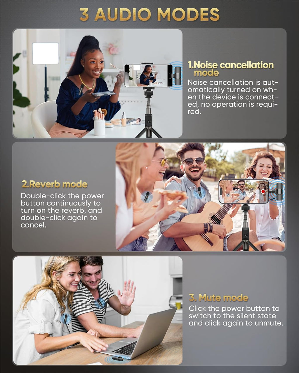 ClipMic Duo – Wireless Noise-Reducing Mic Set