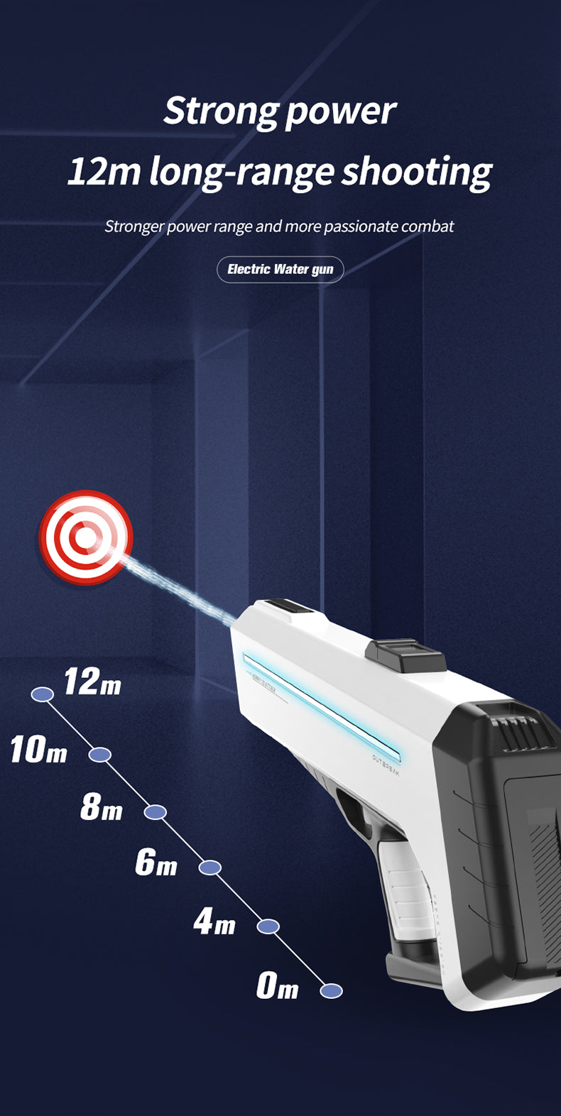 RapidJet Pro - Electric Pulse Water Gun