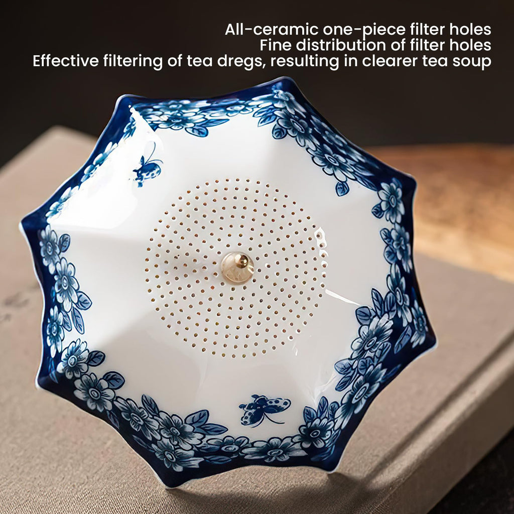 Umbrella Shape Ceramic Tea Strainer