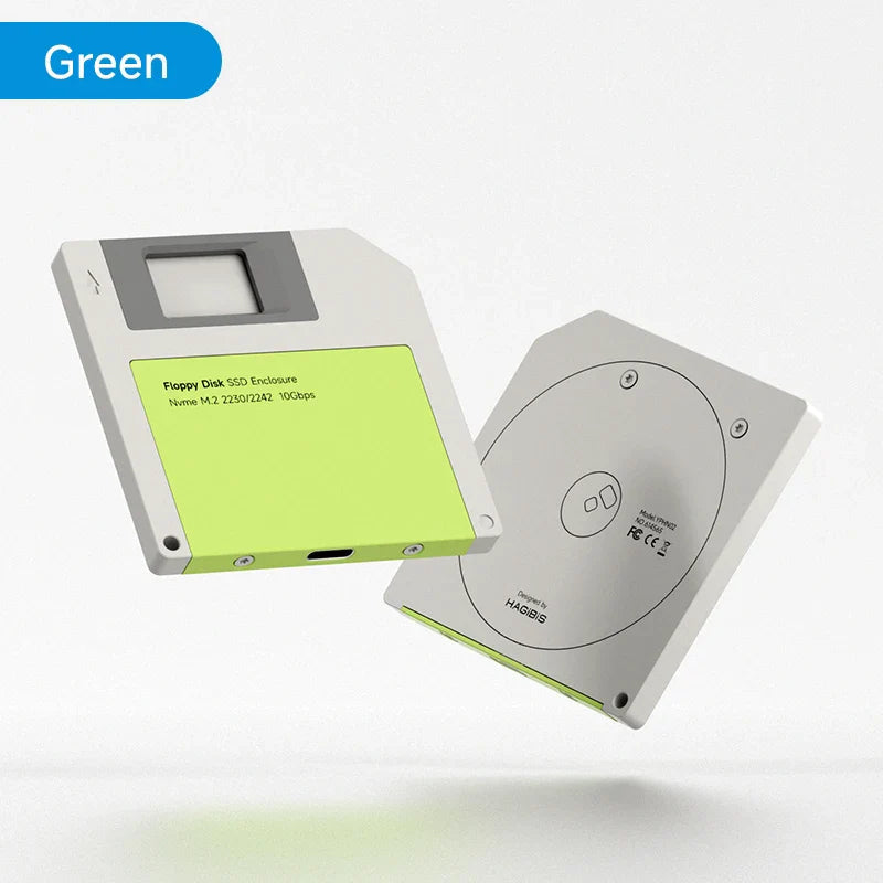 FLOPPY DISK TO HARD DISK M.2 NVMe SSD Enclosure USB 3.2 Gen 2 (10Gbps)