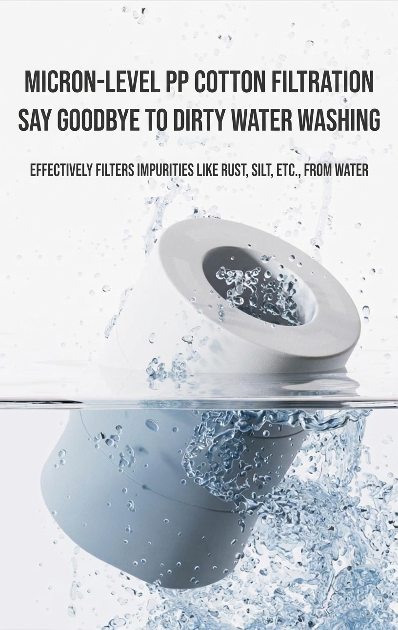 1080° Rotating Faucet Extender with Upward Facial Mist, 4 Water Modes & Built-In Filter