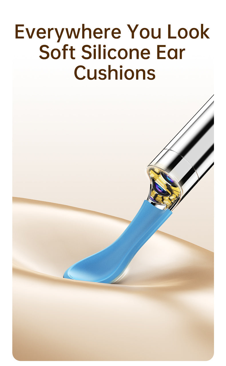 10MP HD Ear Cleaner Kit with Precision Tweezers & Silicone Scoop