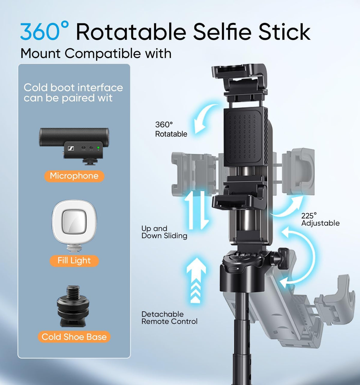 SnapPro 3-in-1 Creator Stick – Tripod, Selfie, Grip
