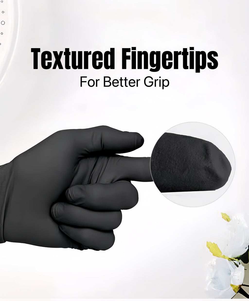 Multi-Purpose Thick Nitrile Gloves – Touchscreen-Friendly, Powder-Free & Latex-Free, Chemical-Resistant