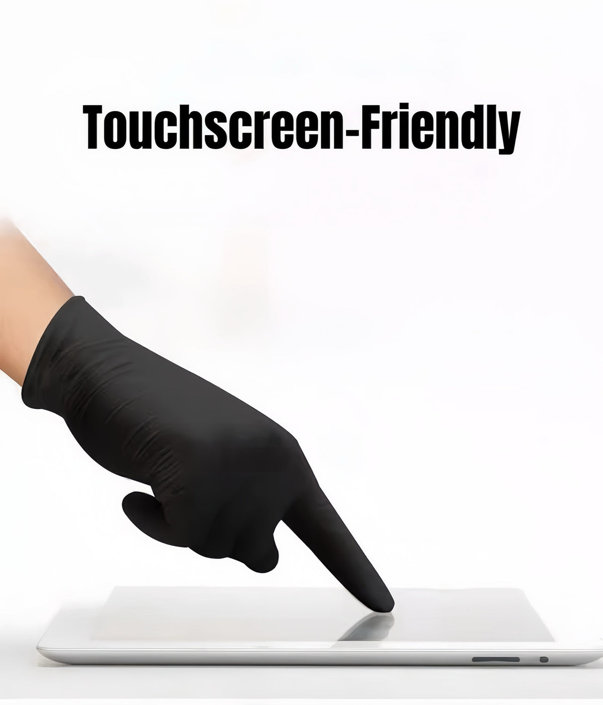 Multi-Purpose Thick Nitrile Gloves – Touchscreen-Friendly, Powder-Free & Latex-Free, Chemical-Resistant
