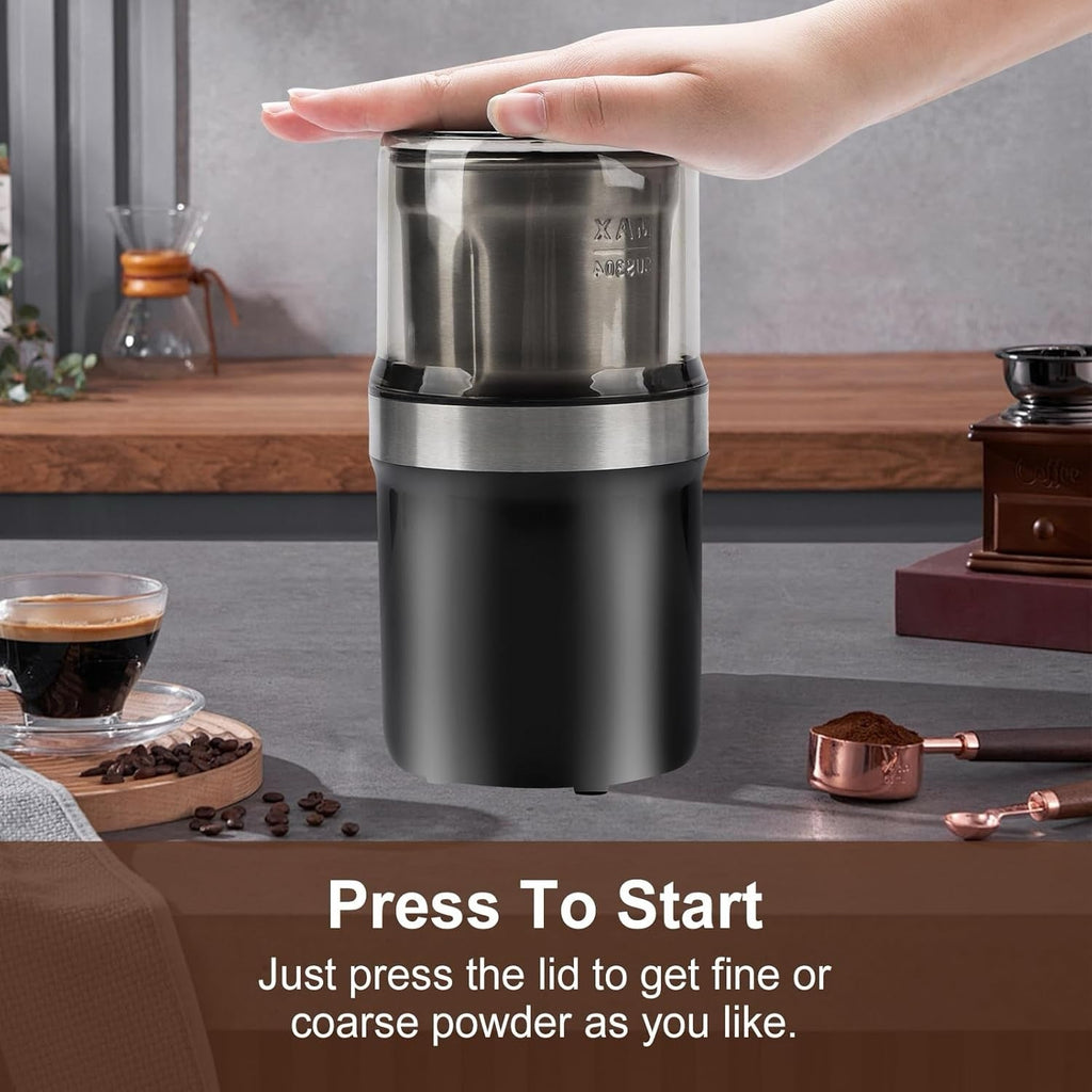 Voltix Electric Multi-Use Cup Grinder – Large Capacity Stainless Steel