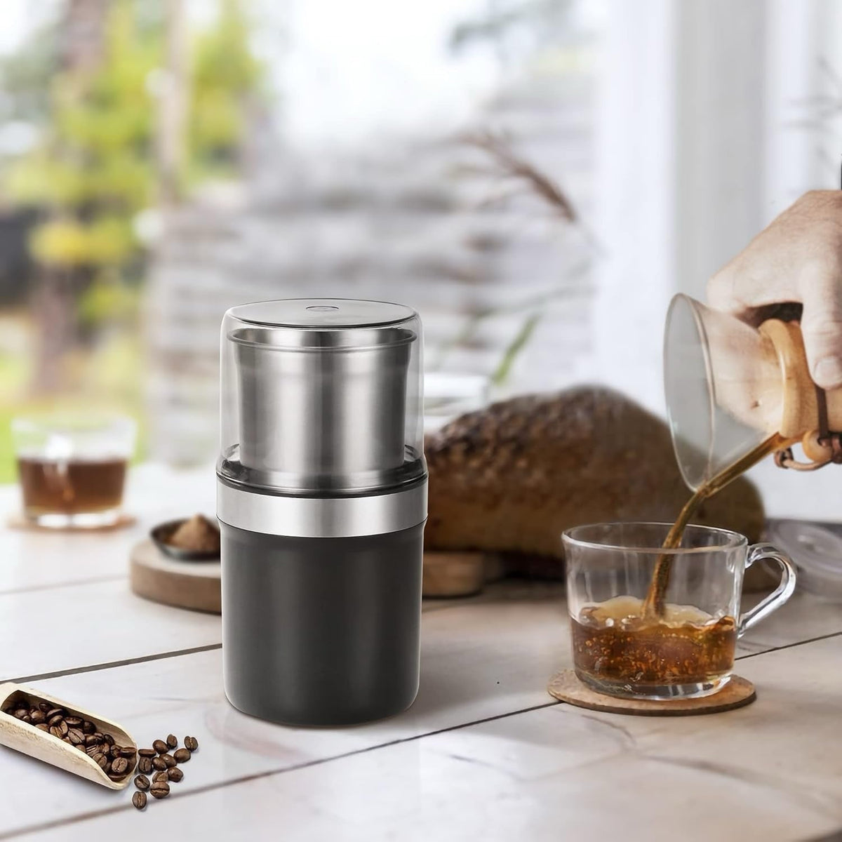 Voltix Electric Multi-Use Cup Grinder – Large Capacity Stainless Steel