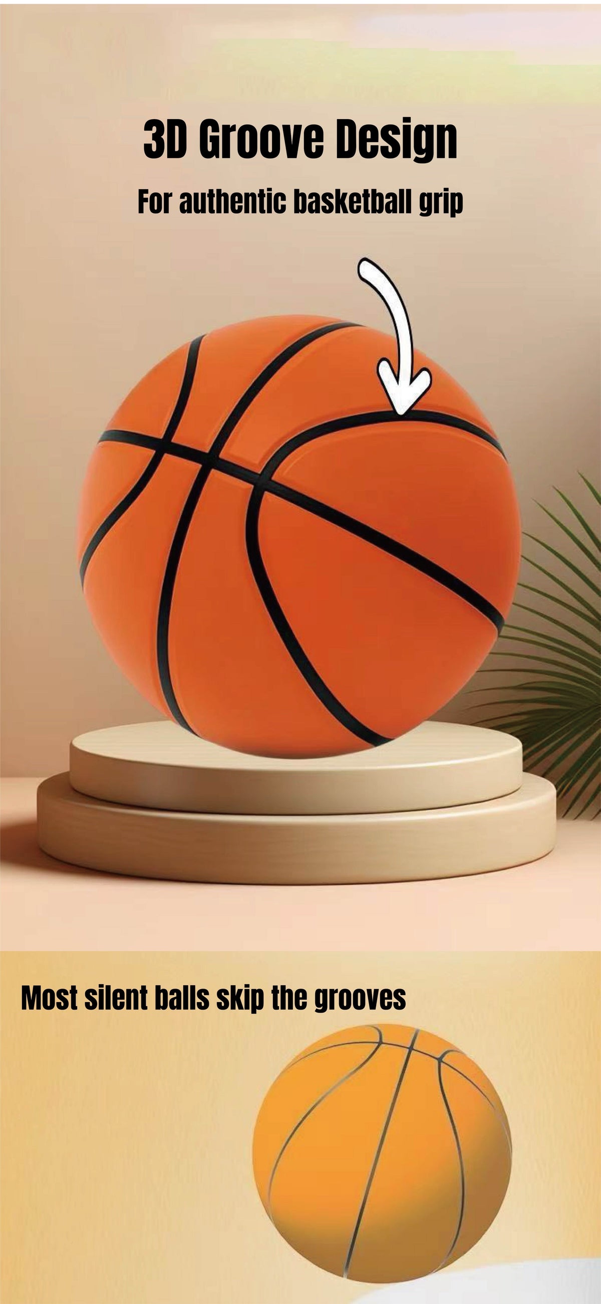 HushBall – Size 7 Quiet Indoor Basketball