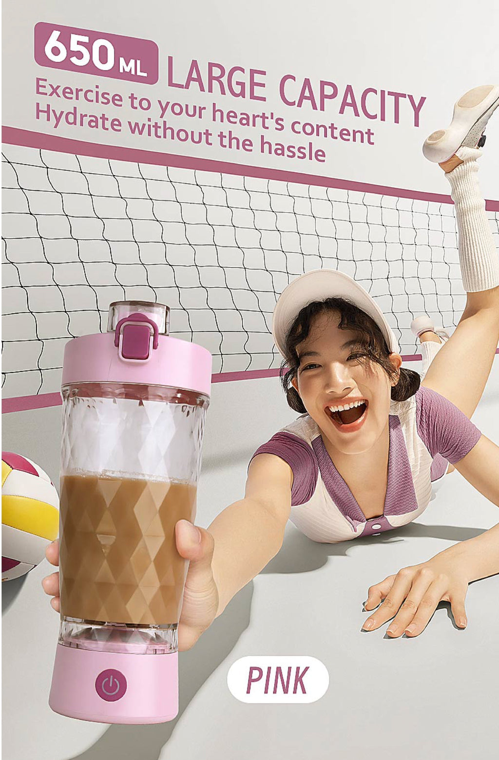 ProBlend One-Touch Shaker – Smooth Protein Mix Anywhere