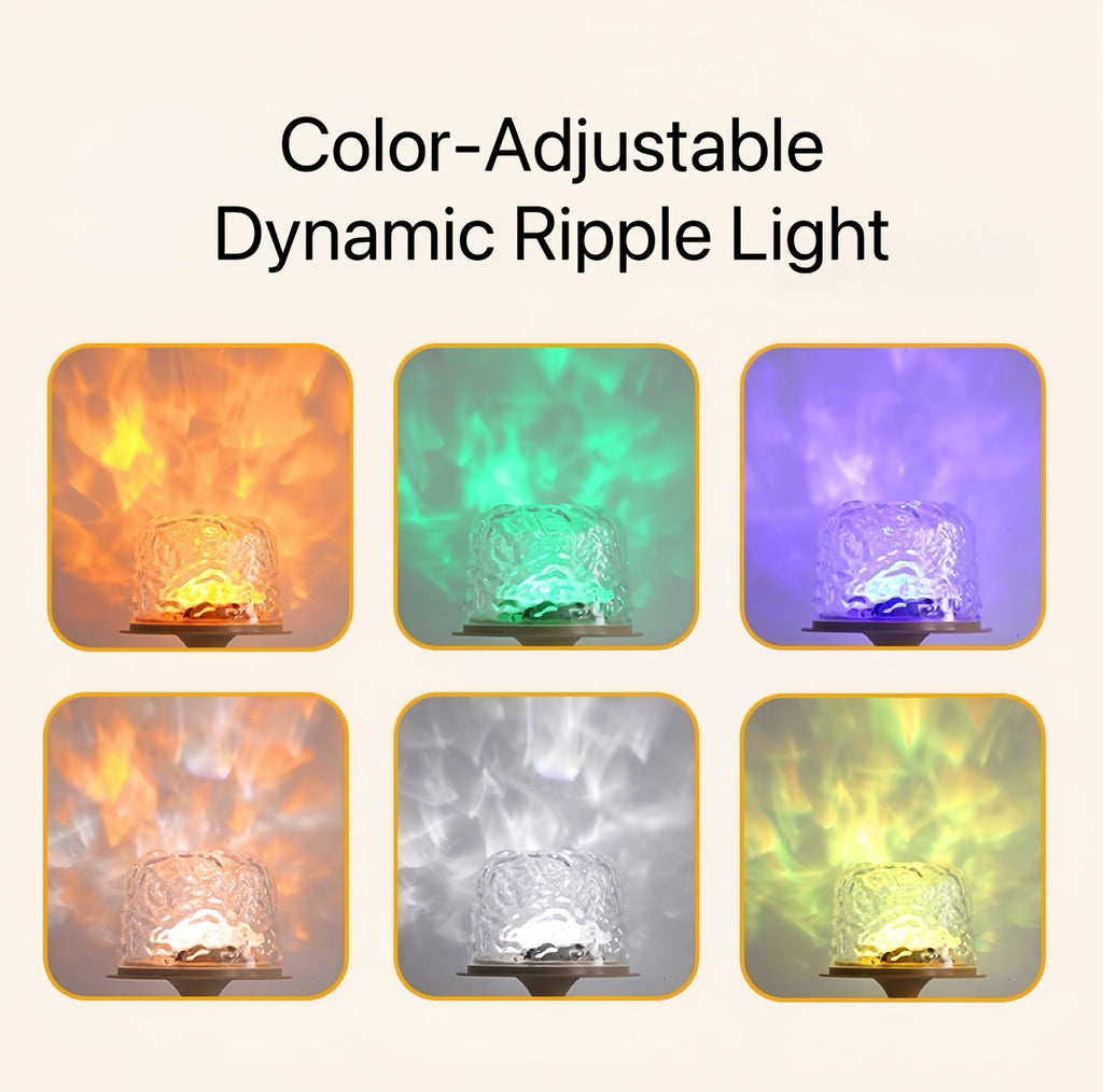 RippleGlow Dual-Mode Ambient Lamp