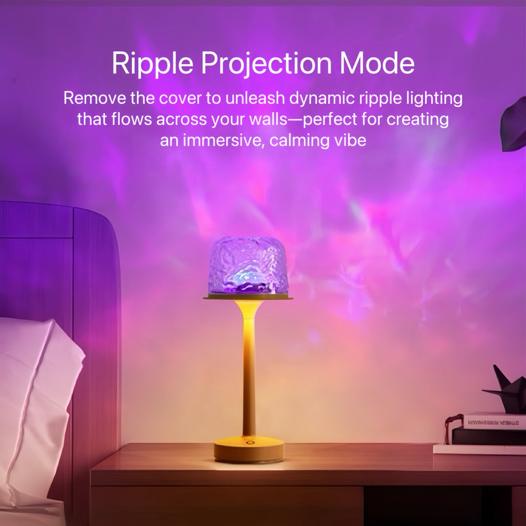 RippleGlow Dual-Mode Ambient Lamp