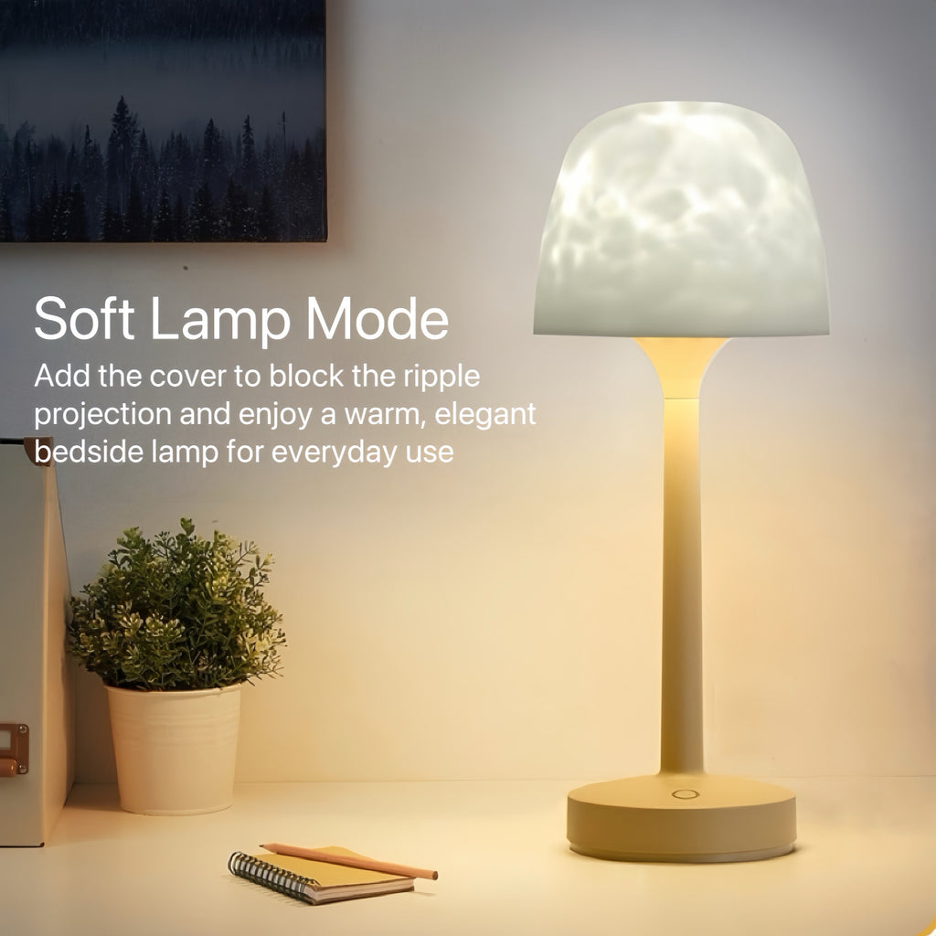 RippleGlow Dual-Mode Ambient Lamp