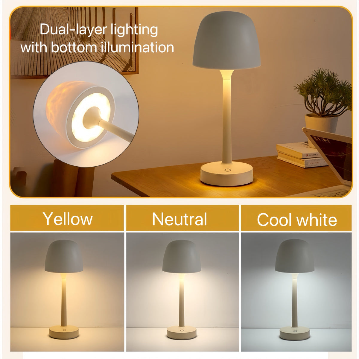 RippleGlow Dual-Mode Ambient Lamp