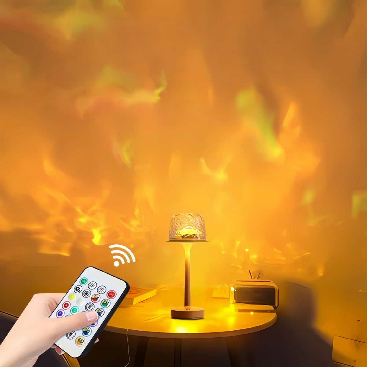 RippleGlow Dual-Mode Ambient Lamp