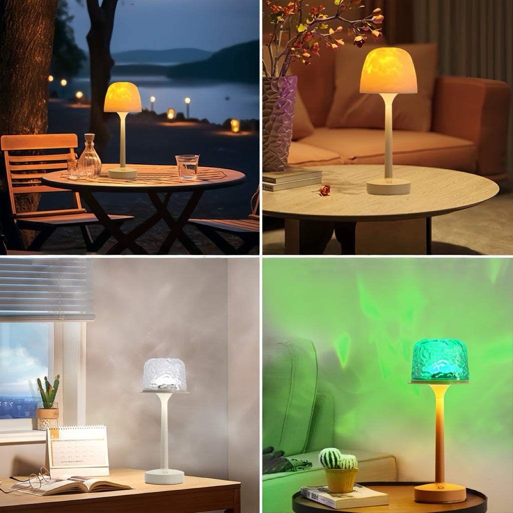 RippleGlow Dual-Mode Ambient Lamp