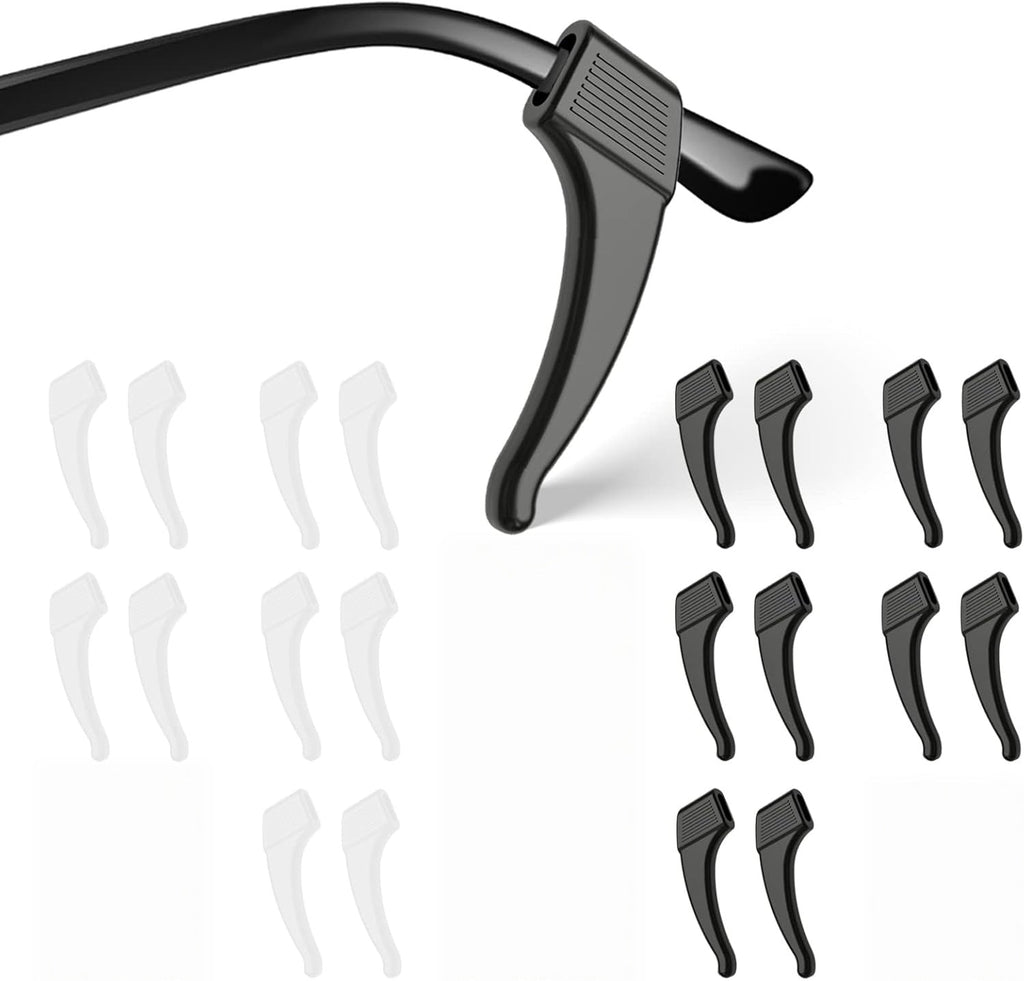 10-Pack GripLock Comfort Ear Hooks — Anti-Slip Silicone Eyeglass Grips