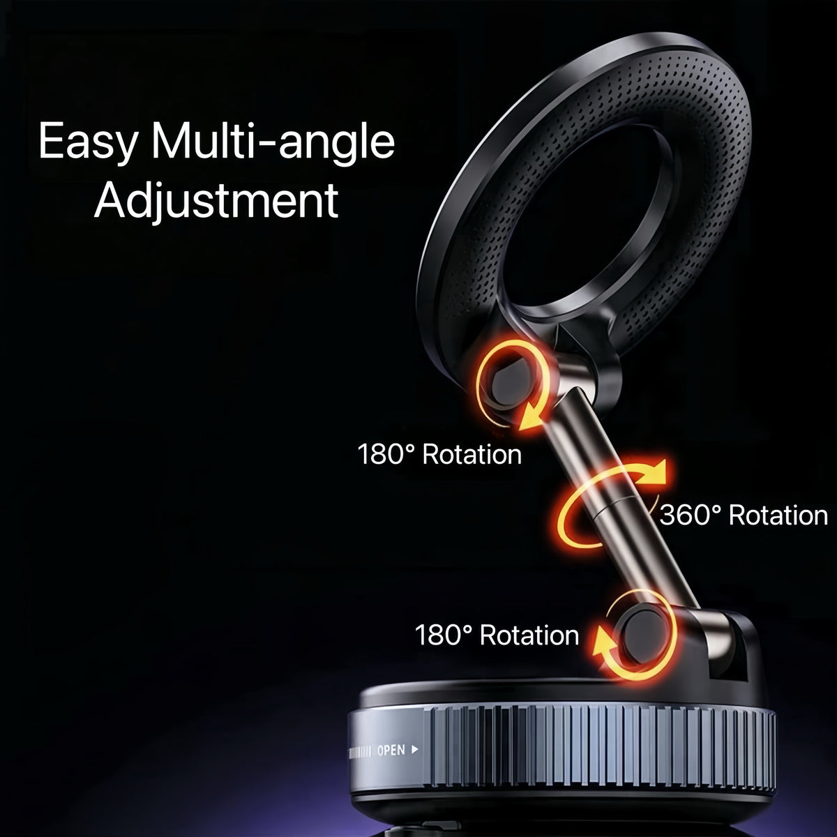 Snanen 360° Magnetic Suction Phone Mount - The Ultimate Hands-Free Holder