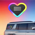 LumiHeart RGB Wireless Car Window Light With Smart Lighting
