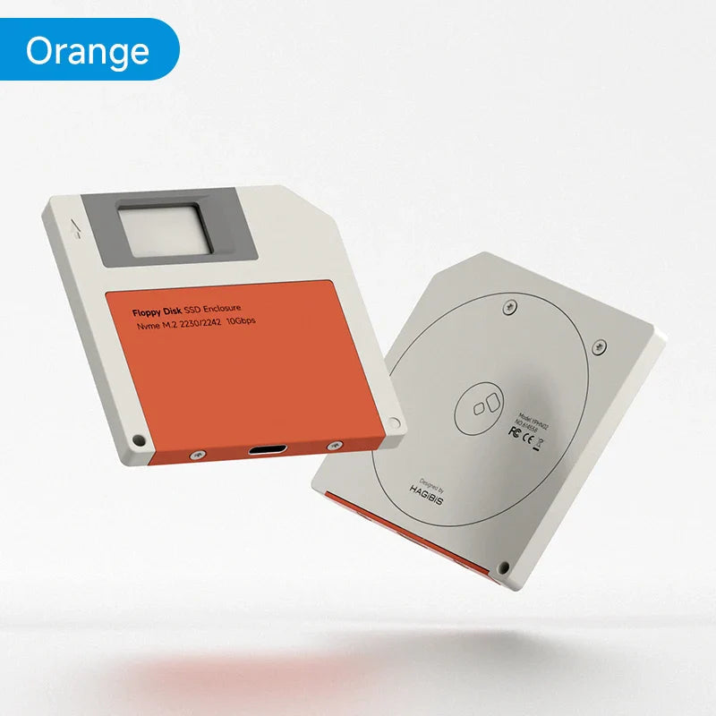 FLOPPY DISK TO HARD DISK M.2 NVMe SSD Enclosure USB 3.2 Gen 2 (10Gbps)