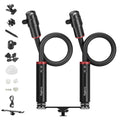 RM 03 Macro Photo LED Light for Mushrooms and Miniatures, 5 Colors CRI95, Flexible Arm, Diffuser