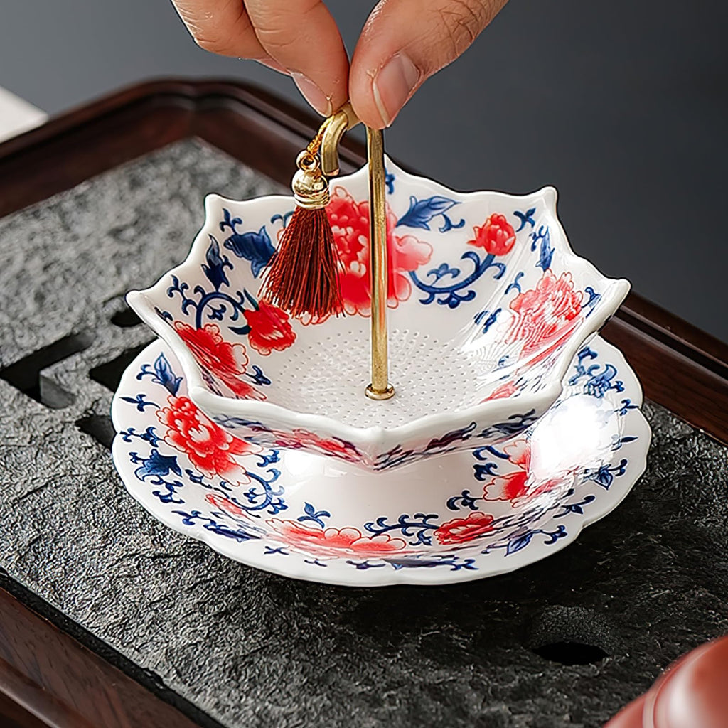 Umbrella Shape Ceramic Tea Strainer