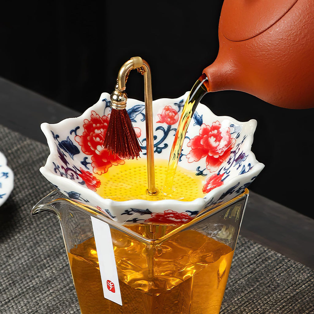Umbrella Shape Ceramic Tea Strainer