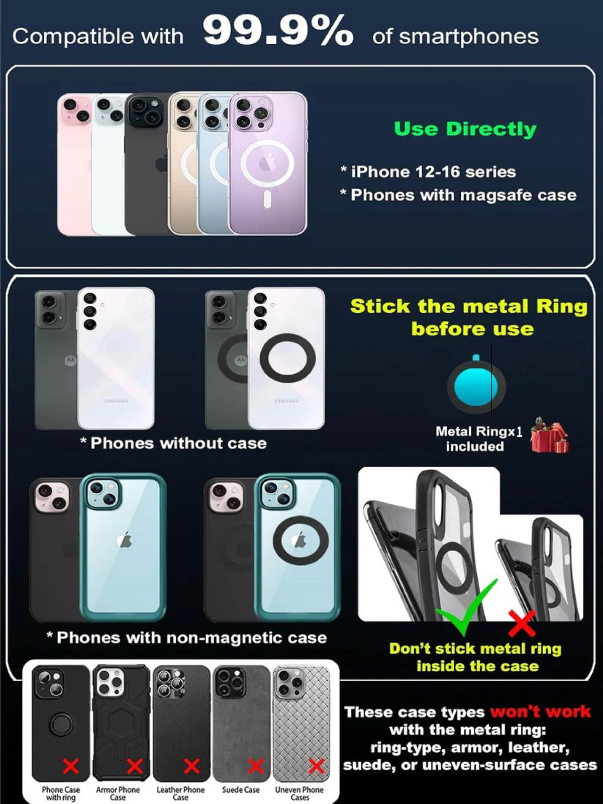 Gen 2 360° Vacuum + Nano-Gel Phone Holder
